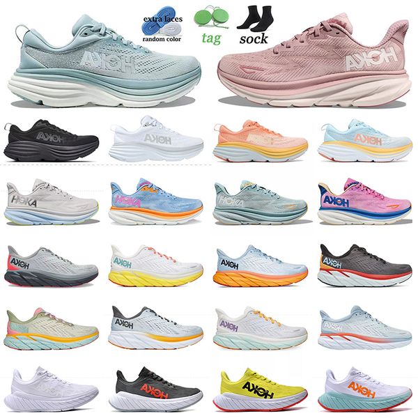 hoka bondi 8 clifton 9 sports running shoes for mens womens hokas one one triple white black absorbing road highway climbing outdoor runner
hoka bondi 8 clifton 9 sports running shoes for mens womens hokas one one triple white black absorbing road highway climbing outdoor runner