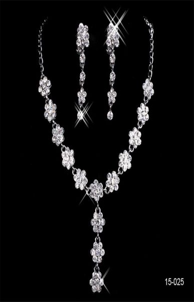 15025 new elegant wedding bridal rhinestone jewelry necklace earring set party jewelry for party bride3532113, White
15025 new elegant wedding bridal rhinestone jewelry necklace earring set party jewelry for party bride3532113, White