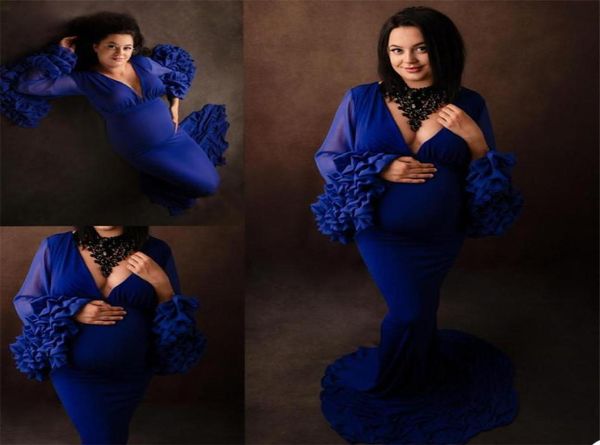 2020 long sleeve maternity dresses tiered ruffle evening gowns for poshoot boudoir lingerie bathrobe nightwear jackets babydoll3927735, White
2020 long sleeve maternity dresses tiered ruffle evening gowns for poshoot boudoir lingerie bathrobe nightwear jackets babydoll3927735, White