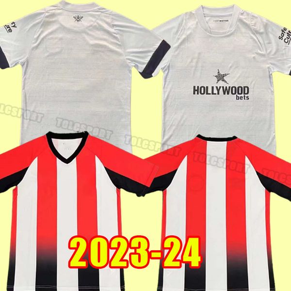 s-2xl 23 24 brentfords fc home away soccer jerseys 2023 2024 toney mbeumo henry second football shirts men kids kit, Black;yellow
s-2xl 23 24 brentfords fc home away soccer jerseys 2023 2024 toney mbeumo henry second football shirts men kids kit, Black;yellow