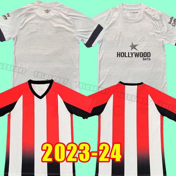 23 24 brentfords fc home soccer jerseys 2023 2024 men toney mbeumo henry away second football shirts, Black;yellow
23 24 brentfords fc home soccer jerseys 2023 2024 men toney mbeumo henry away second football shirts, Black;yellow