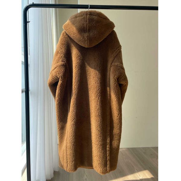 fashion classic teddy bear coats women wool hooded jacket max designer coat winter long trench coat high version woolen jacket, Black
fashion classic teddy bear coats women wool hooded jacket max designer coat winter long trench coat high version woolen jacket, Black