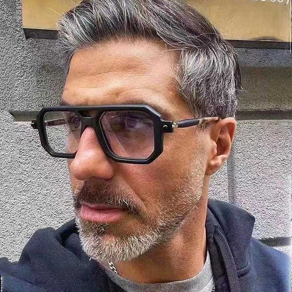 2022 new double beam men's polygonal sunglasses women's fashion tr square flat lens 9366, White;black
2022 new double beam men's polygonal sunglasses women's fashion tr square flat lens 9366, White;black