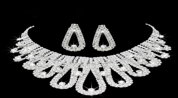 romantic pearl designer jewelry with crystal two pieces earrings necklace rhinestone wedding bridal sets jewelry set6988140, White
romantic pearl designer jewelry with crystal two pieces earrings necklace rhinestone wedding bridal sets jewelry set6988140, White