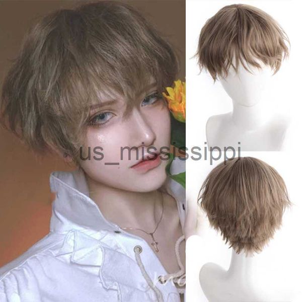 cosplay wigs ailiade short straight brown wig boy synthetic hair with bangs for men male cosplay halloween anime costume wig heat resistant, Black
cosplay wigs ailiade short straight brown wig boy synthetic hair with bangs for men male cosplay halloween anime costume wig heat resistant, Black