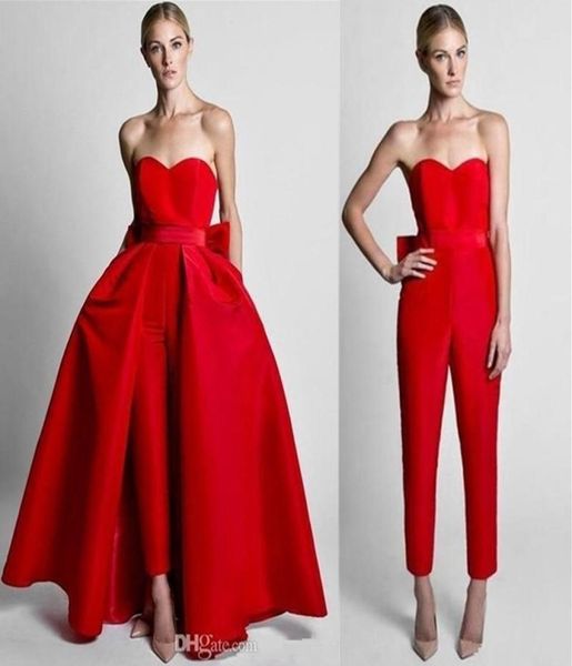 ed jumpsuits formal evening dresses with detachable skirt krikor jabotian rsweetheart prom dresses party wear pants for women cust3857235, Black;red
ed jumpsuits formal evening dresses with detachable skirt krikor jabotian rsweetheart prom dresses party wear pants for women cust3857235, Black;red