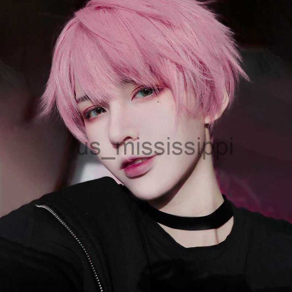 cosplay wigs pink cosplay wig male japanese short hair dk juvenile white fake hair cos gojo goto the same wig anime is too wig set x0630, Black
cosplay wigs pink cosplay wig male japanese short hair dk juvenile white fake hair cos gojo goto the same wig anime is too wig set x0630, Black