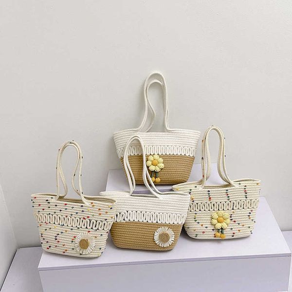 new bag summer small fresh art sen series contrast woven bucket bag french style dress bag girl
new bag summer small fresh art sen series contrast woven bucket bag french style dress bag girl