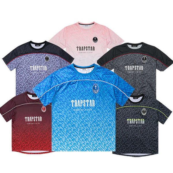 2023 summer trapstar t shirt designer mens football jersey casual short sleeve loose mesh quick dry gradient streetwear t-shirt 634s, White;black
2023 summer trapstar t shirt designer mens football jersey casual short sleeve loose mesh quick dry gradient streetwear t-shirt 634s, White;black