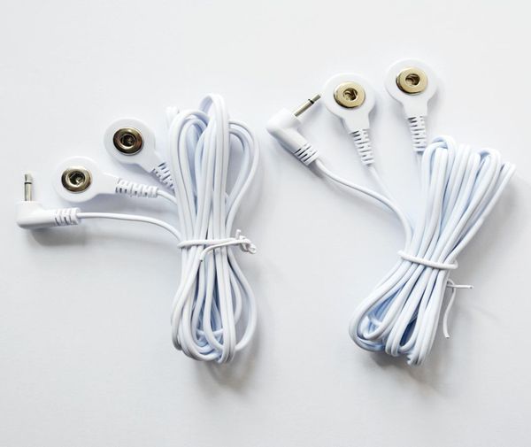 tens replacement lead wires two snap connectors 25mm minijack 35mm snap style8444997
tens replacement lead wires two snap connectors 25mm minijack 35mm snap style8444997