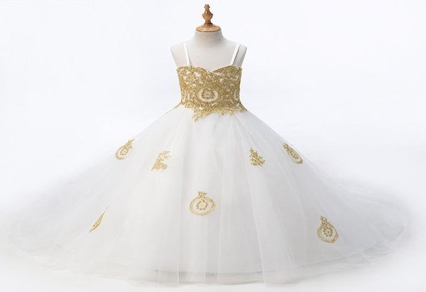 2022 fashion white with gold lace flower girls dresses princess designer for wedding kids girls tulle ruched with spaghetti straps7935170, White;blue
2022 fashion white with gold lace flower girls dresses princess designer for wedding kids girls tulle ruched with spaghetti straps7935170, White;blue
