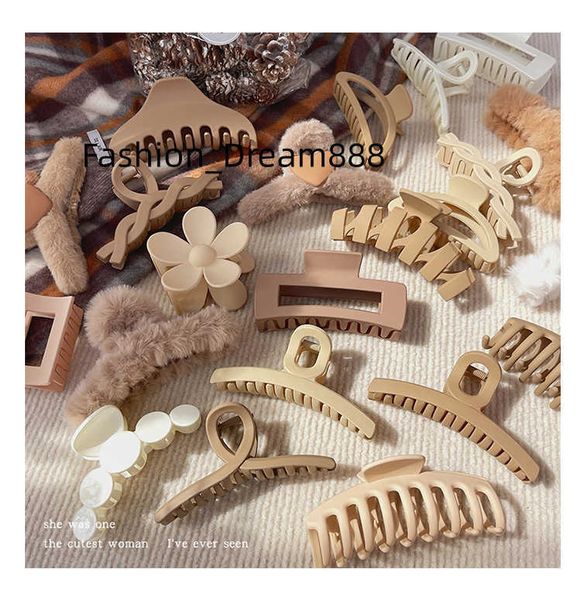 wholesale korean coffee beige large hair clip jelly flower frosted hair plate shark clip hair accessories, Golden;silver
wholesale korean coffee beige large hair clip jelly flower frosted hair plate shark clip hair accessories, Golden;silver