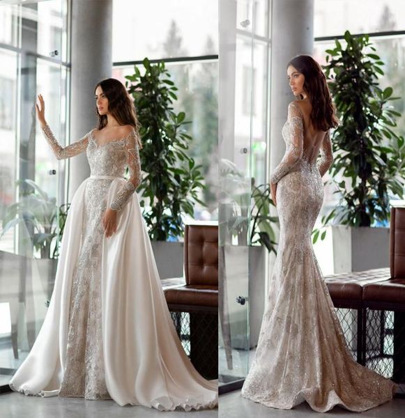oksana mukha wedding dresses scoop long sleeves backless detachable train bridal gowns lace appliques beads sequins mermaid weddin8323987, White
oksana mukha wedding dresses scoop long sleeves backless detachable train bridal gowns lace appliques beads sequins mermaid weddin8323987, White