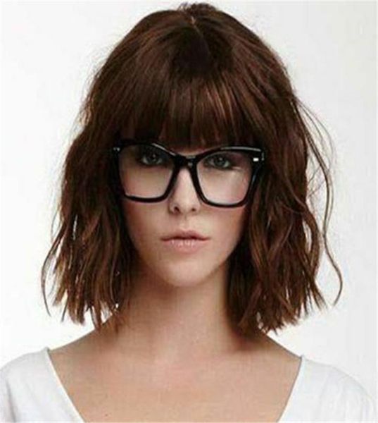 100 human hair new fashion charm women039s short natural dark brown wavy full wig8583853, Black
100 human hair new fashion charm women039s short natural dark brown wavy full wig8583853, Black