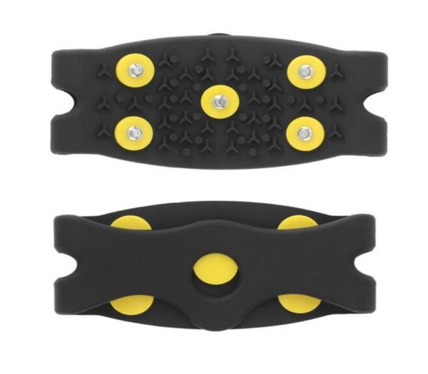 1 pair arrival anti slip snow ice climbing spikes grips crampon cleats 5stud shoes cover whole8230940
1 pair arrival anti slip snow ice climbing spikes grips crampon cleats 5stud shoes cover whole8230940