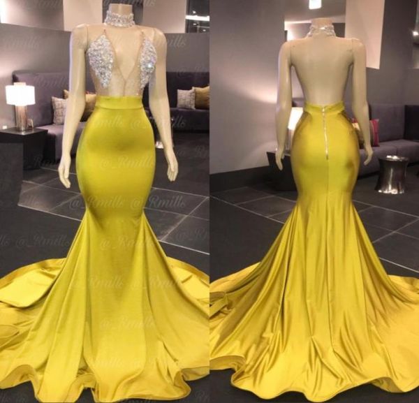 yellow gold prom dresses v neck sleeveless mermaid halter open back sweep train formal african evening dress3573900, Black
yellow gold prom dresses v neck sleeveless mermaid halter open back sweep train formal african evening dress3573900, Black