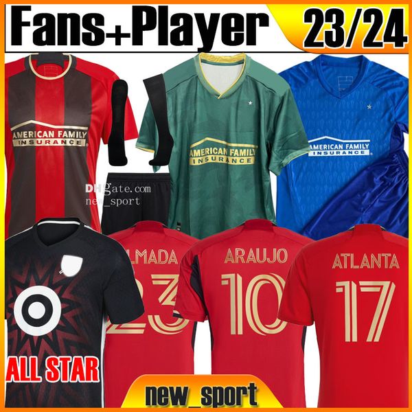 23 24 giakoumakis mls atlanta soccer jerseys 2023 2024 fans player version sosa united home away goalkeeper 3rd third araujo almada damm men, Black;yellow
23 24 giakoumakis mls atlanta soccer jerseys 2023 2024 fans player version sosa united home away goalkeeper 3rd third araujo almada damm men, Black;yellow