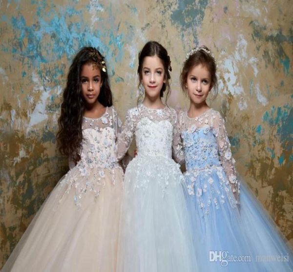 pentelei 2020 long sleeves flower girl dresses for weddings 3d floral appliqued lace little kids baby gowns country communio9842133, White;blue
pentelei 2020 long sleeves flower girl dresses for weddings 3d floral appliqued lace little kids baby gowns country communio9842133, White;blue