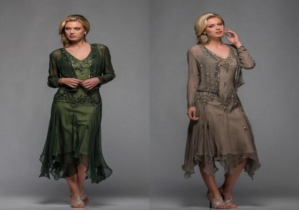 2 pieces tea length mother of bride dresses with jackets v neck appliques short mom prom evening gowns outfit wedding g2518309, Black;red
2 pieces tea length mother of bride dresses with jackets v neck appliques short mom prom evening gowns outfit wedding g2518309, Black;red