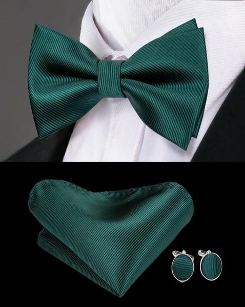hitie christmas green bow ties for men silk butterfly tie hanky cufflinks set wedding party paisley plaid solid bowtie3941532, Black;gray
hitie christmas green bow ties for men silk butterfly tie hanky cufflinks set wedding party paisley plaid solid bowtie3941532, Black;gray