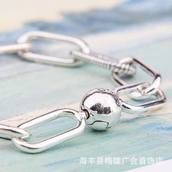 2023 panjiame series pure s925 intertwined diy silver beads me small accessory bracelet, Black
2023 panjiame series pure s925 intertwined diy silver beads me small accessory bracelet, Black