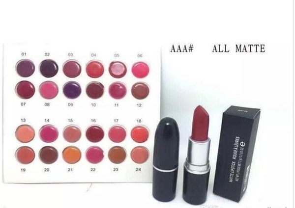 lowest selling new makeup 24 colors matte lipstick have english name and number 24 pcs3498705
lowest selling new makeup 24 colors matte lipstick have english name and number 24 pcs3498705