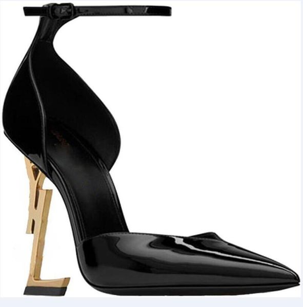 with box brand shoes woman summer buckle strap rivet sandals highheeled leather shoes pointed toe fashion luxury single high heel4058599, Black
with box brand shoes woman summer buckle strap rivet sandals highheeled leather shoes pointed toe fashion luxury single high heel4058599, Black