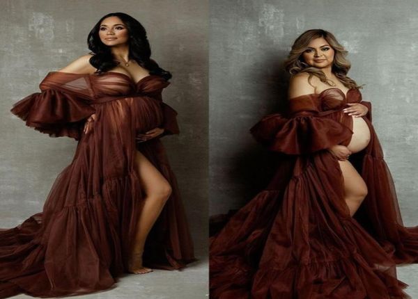 brown a line evening dresses tiered ruffles pleats flare sleeve prom party gowns lady039s split maternity pography p9518243, Black;red
brown a line evening dresses tiered ruffles pleats flare sleeve prom party gowns lady039s split maternity pography p9518243, Black;red