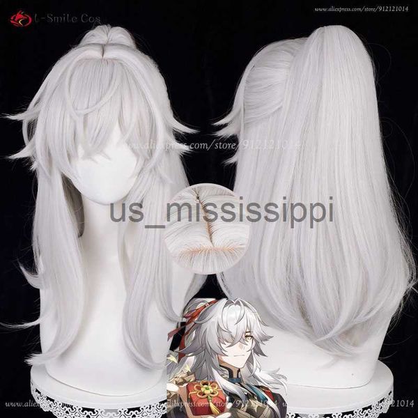 cosplay wigs game honkai star rail jing yuan cosplay wig 50cm long silver white with ponytail wig heat resistant hair anime wigs wig cap x06, Black
cosplay wigs game honkai star rail jing yuan cosplay wig 50cm long silver white with ponytail wig heat resistant hair anime wigs wig cap x06, Black