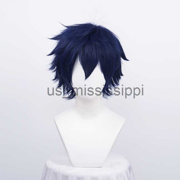 cosplay wigs ensemble stars cosplay wigs sazanami jun blue layered fluffy short heat resistant synthetic hair anime costume wig cap x0630, Black
cosplay wigs ensemble stars cosplay wigs sazanami jun blue layered fluffy short heat resistant synthetic hair anime costume wig cap x0630, Black