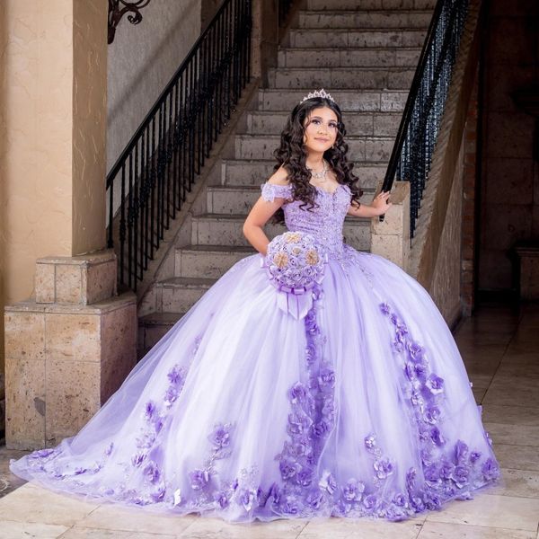 purple sweetheart ball gown quinceanera dress for girls beaded party gown appliques 3dflower prom dresses vestido de 15 anos, Blue;red
purple sweetheart ball gown quinceanera dress for girls beaded party gown appliques 3dflower prom dresses vestido de 15 anos, Blue;red