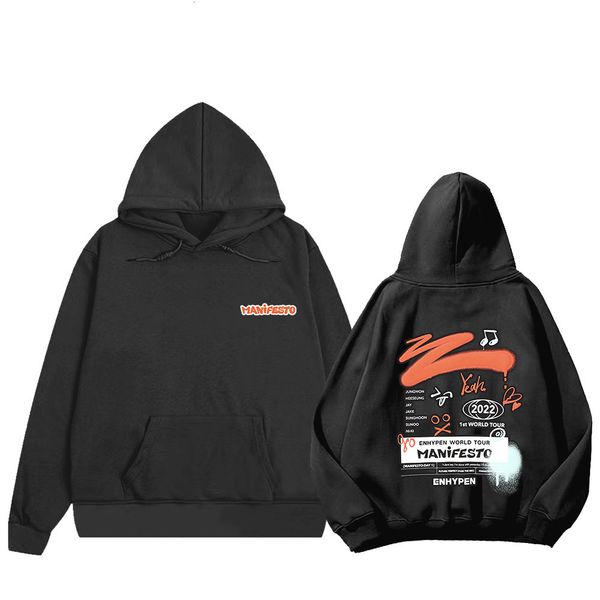 women s jackets manifesto day 1 official hoodie with the same style fleece 230628, Black;brown
women s jackets manifesto day 1 official hoodie with the same style fleece 230628, Black;brown