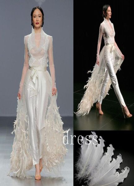 designer feather women jumpsuits prom dresses long sleeve elegant party zuhair murad dress with detachable train evening gown vest4827357, Black
designer feather women jumpsuits prom dresses long sleeve elegant party zuhair murad dress with detachable train evening gown vest4827357, Black