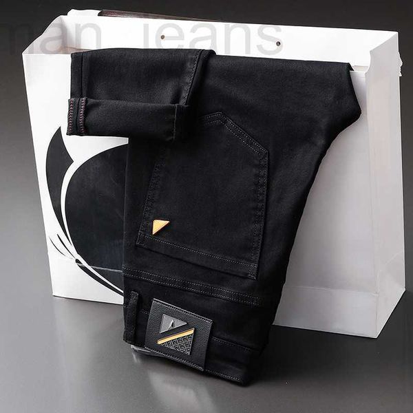 men's jeans designer spring and autumn style slim 2023 pure black elastic fit small feet fashion brand pants m018, Blue
men's jeans designer spring and autumn style slim 2023 pure black elastic fit small feet fashion brand pants m018, Blue
