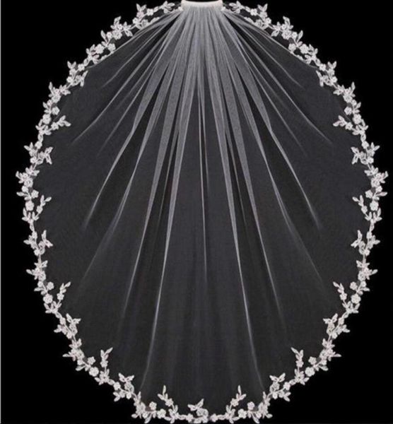 new arrival one layer fingertip wedding veils applique edge soft tulle bridal veil for bride with comb4573762, Black
new arrival one layer fingertip wedding veils applique edge soft tulle bridal veil for bride with comb4573762, Black