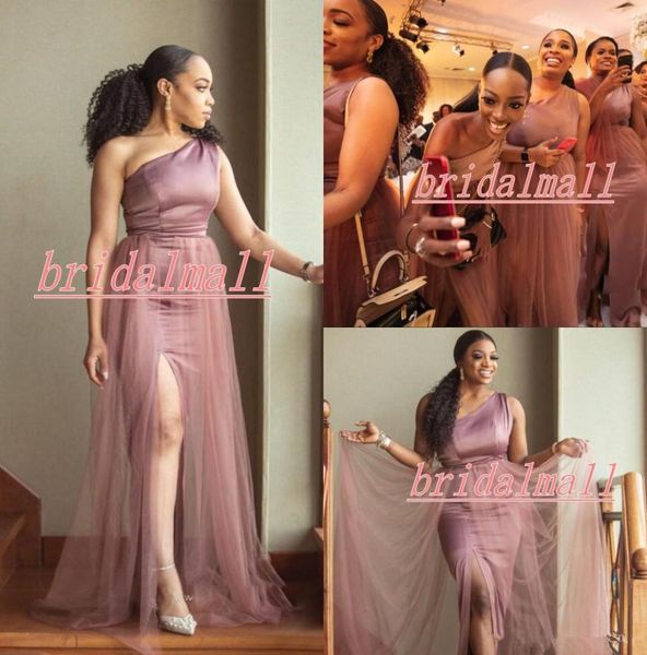 one shoulder 2020 mermaid bridesmaid dresses side split plus size wedding guest gowns country beach maid of honor dress robes de d6960858, White;pink
one shoulder 2020 mermaid bridesmaid dresses side split plus size wedding guest gowns country beach maid of honor dress robes de d6960858, White;pink