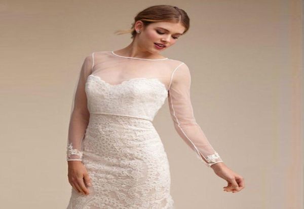elegant design full sleeves bridal jackets with buttons back 2018 transparent wedding bolero custom made8577263, White
elegant design full sleeves bridal jackets with buttons back 2018 transparent wedding bolero custom made8577263, White