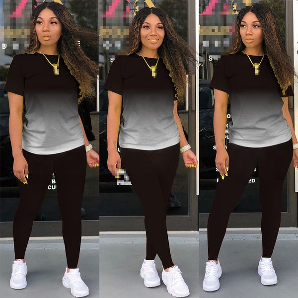 women s tracksuits fashion plus size gradient two piece sets s 3xl women pink letter print tshirt jogger pants casual outfits 230629, Gray
women s tracksuits fashion plus size gradient two piece sets s 3xl women pink letter print tshirt jogger pants casual outfits 230629, Gray