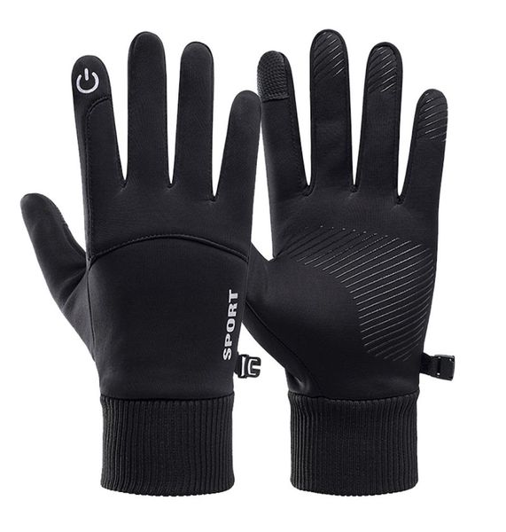 men winter waterproof cycling gloves outdoor sports running motorcycle ski touch screen fleece gloves nonslip warm full fingers3877866, Black
men winter waterproof cycling gloves outdoor sports running motorcycle ski touch screen fleece gloves nonslip warm full fingers3877866, Black