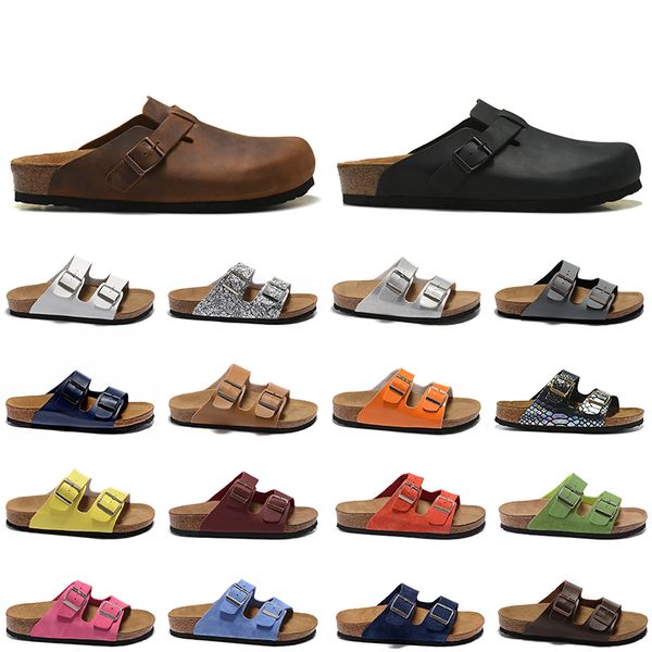 2023 og boston clogs designer sandals outdoor flat slippers fashion summer womens mens olied head leather bag suede felt sliders buckle stra, Black
2023 og boston clogs designer sandals outdoor flat slippers fashion summer womens mens olied head leather bag suede felt sliders buckle stra, Black