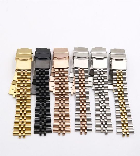 19mm stainless steel watchband curved end strap fold buckle clasp wrist belt bracelet silver for rol watch accessories1600914, Black;brown
19mm stainless steel watchband curved end strap fold buckle clasp wrist belt bracelet silver for rol watch accessories1600914, Black;brown
