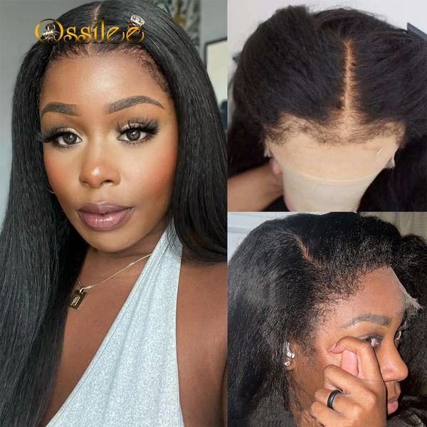 4c hairline edge kinky straight wig curly baby hair 13x4 hd lace frontal wigs brazilian yaki straight wig human hair ossilee, Black;brown
4c hairline edge kinky straight wig curly baby hair 13x4 hd lace frontal wigs brazilian yaki straight wig human hair ossilee, Black;brown