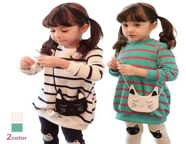 children girl fall clothing dress 2pcs suit cartoon cat stripe sweatshirts dress leggings girl sets kids dresses set gx760 1063004, White
children girl fall clothing dress 2pcs suit cartoon cat stripe sweatshirts dress leggings girl sets kids dresses set gx760 1063004, White
