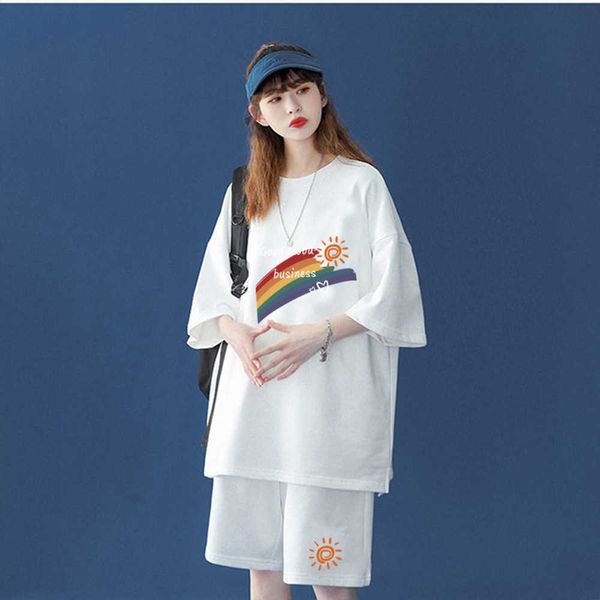 sports fashion outdoor women's 2023 spring/summer running versatile loose short sleeve t-shirt shorts two piece set batch jogging suits, Gray
sports fashion outdoor women's 2023 spring/summer running versatile loose short sleeve t-shirt shorts two piece set batch jogging suits, Gray