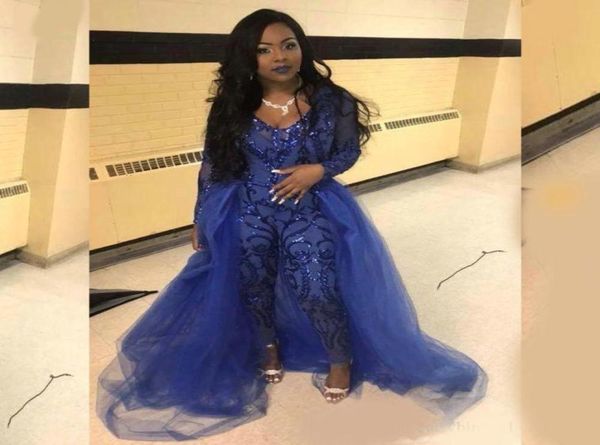 royal blue jumpsuit prom dresses with overskirts v neck long sleeve sequined evening gowns plus size african pageant pants8698822, Black;red
royal blue jumpsuit prom dresses with overskirts v neck long sleeve sequined evening gowns plus size african pageant pants8698822, Black;red