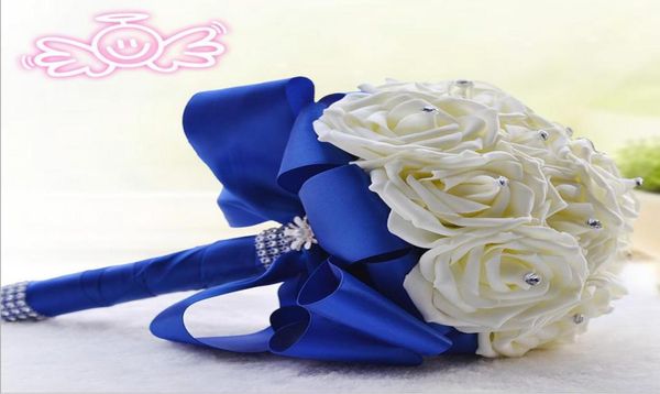 artificial wedding bouquets new 16 handmade ivory flowers royal blue ribbon wedding anniversary bouquet for brides 1820cm7063566
artificial wedding bouquets new 16 handmade ivory flowers royal blue ribbon wedding anniversary bouquet for brides 1820cm7063566