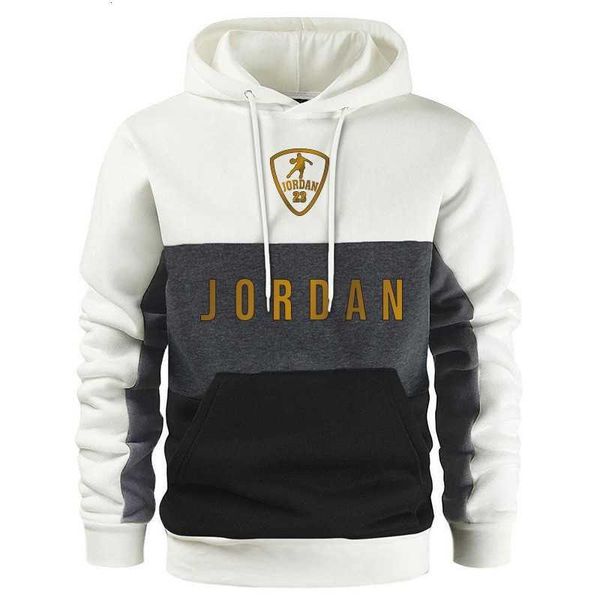 autumn and winter men's loose casual hoodie jacket three color matching sweater plush thickened trendy brand top, Black
autumn and winter men's loose casual hoodie jacket three color matching sweater plush thickened trendy brand top, Black