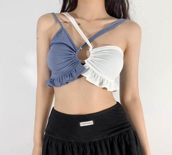 twopiece suits women039s rib knit crisscross camisole summer casual ruffle trim sleeveless spaghetti strap crop beac8008102
twopiece suits women039s rib knit crisscross camisole summer casual ruffle trim sleeveless spaghetti strap crop beac8008102