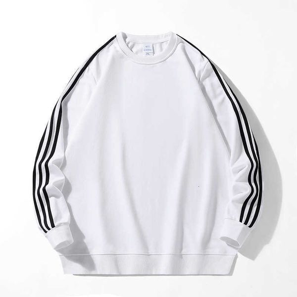 cotton round neck men's sweater spring sports and women's loose striped t-shirts casual couple costume, Black
cotton round neck men's sweater spring sports and women's loose striped t-shirts casual couple costume, Black