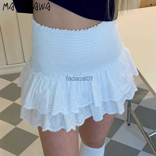 matakawa y2k mini skirt solid white high waist lace ruffles spring summer women skirts korean fasihon vintage sweet faldas l230621, Black
matakawa y2k mini skirt solid white high waist lace ruffles spring summer women skirts korean fasihon vintage sweet faldas l230621, Black